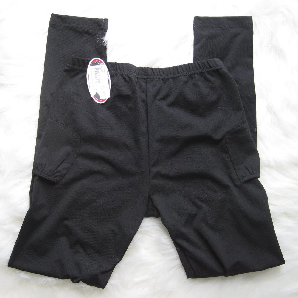 Bolle Athletic Black Tennis Leggings with Ball Pockets Size XS NWT